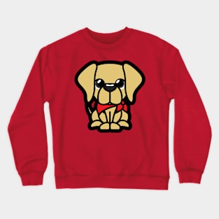 Yellow Labrador Tooniefied Crewneck Sweatshirt